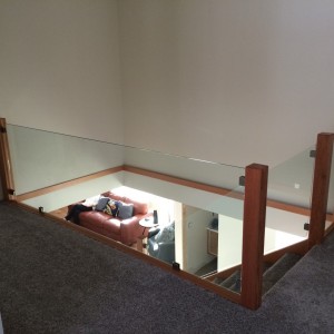 Custom 10mm Tempered Railing with CR Laurence Glass Clamps