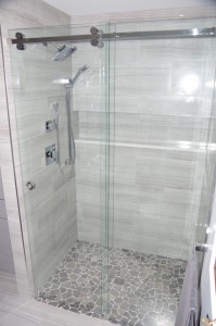 Serenity Series Shower installed for B2 Construction