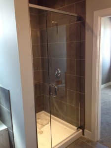 Custom Frameless Shower installed in Fort St.John, BC