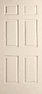 Colonist Textured Moulded Panel Interior Door