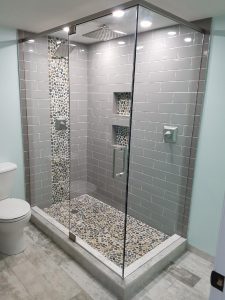 Custom 10mm Tempered Shower installed in Fort St. John, BC