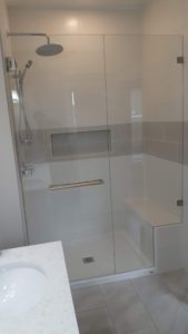 Custom Shower with Bench